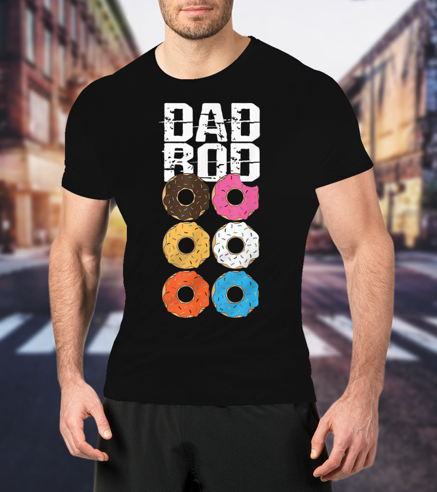 Dad Bod Six Pack Donut T-Shirt