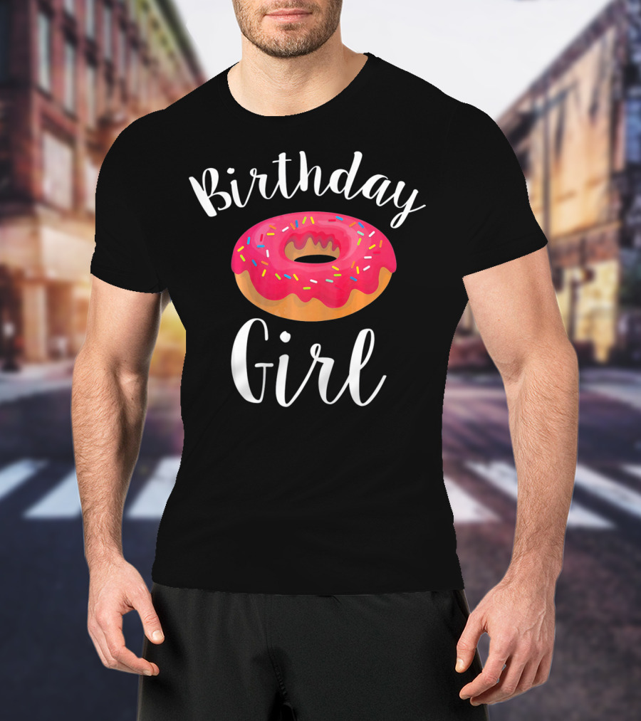 Birthday Girl Donut With Sprinkles T-Shirt