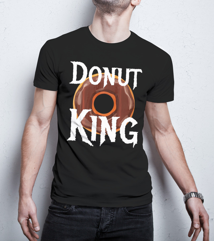 Donut King Food Lover Chocolate Glazed Enthusiast T-Shirt
