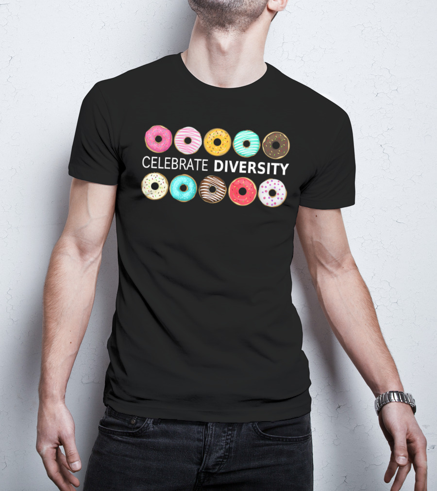 Celebrate Diversity With Colorful Donut Sprinkles T-Shirt
