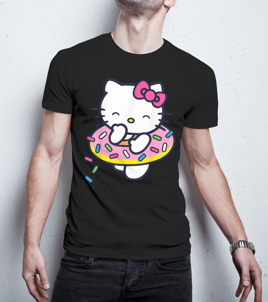Hello Kitty Donut Floaty With Sprinkles Summer T-Shirt