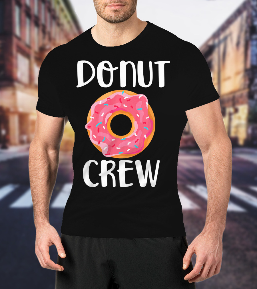 Donut Crew Doughnut Birthday Party T-Shirt