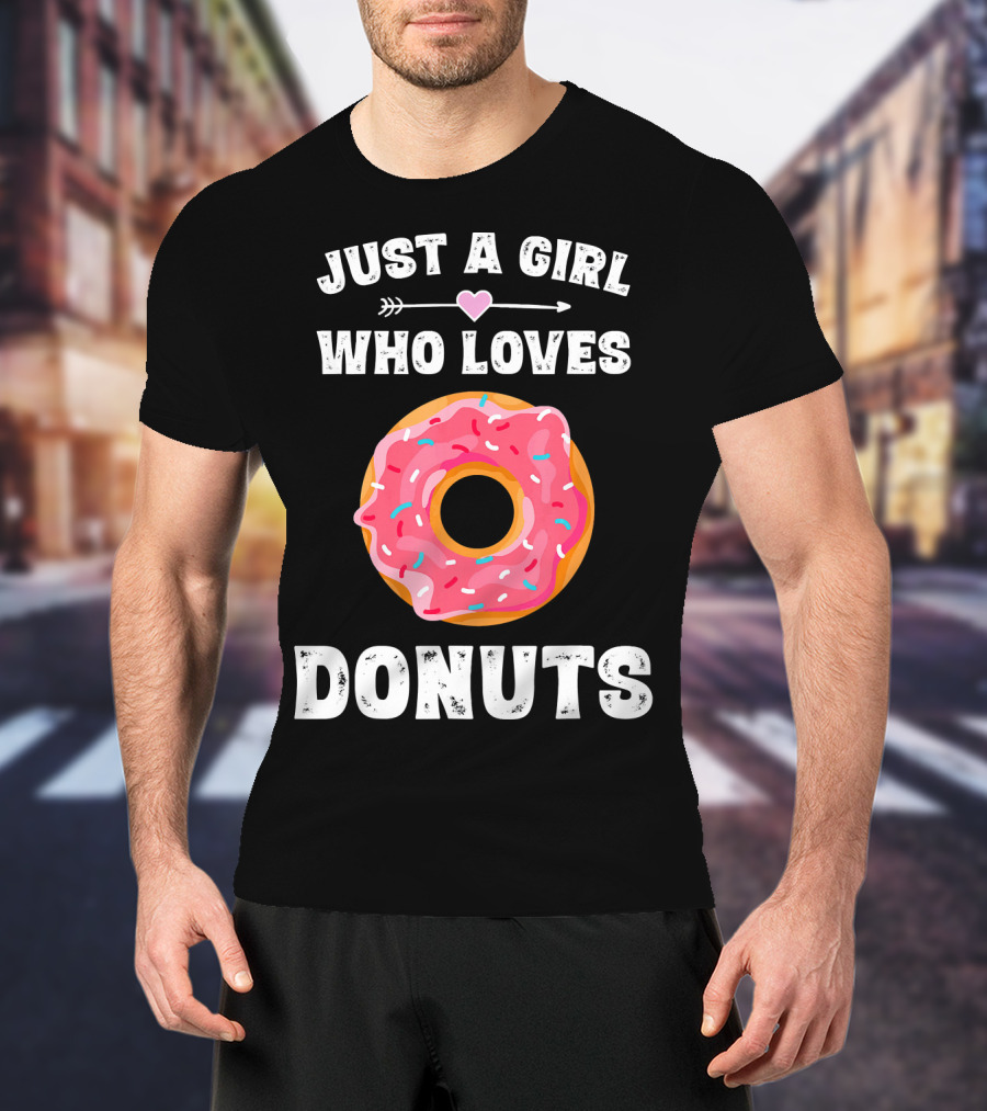 Just A Girl Who Loves Donuts T-Shirt