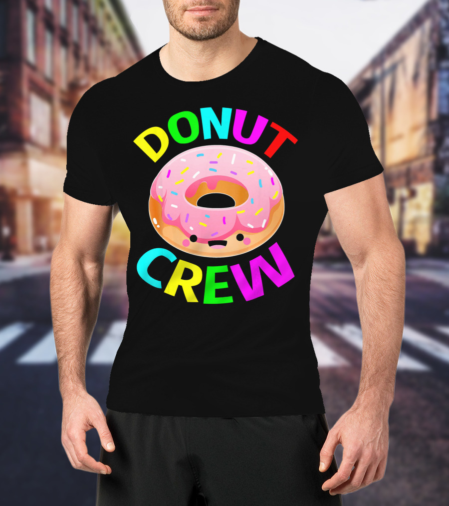 Donut Crew Birthday Celebration Party T-Shirt