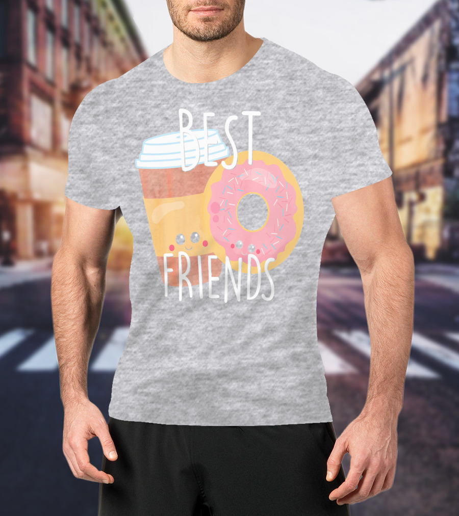 Best Friends Coffee And Donut Perfect Pairing T-Shirt
