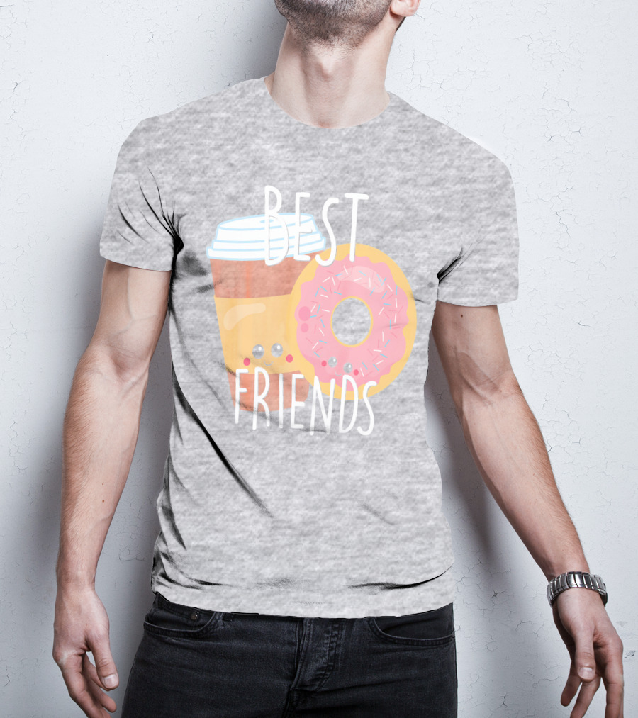 Best Friends Coffee And Donut Perfect Pairing T-Shirt