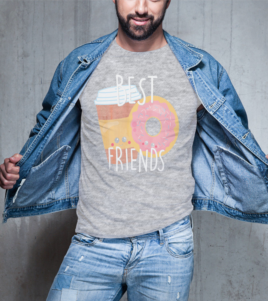 Best Friends Coffee And Donut Perfect Pairing T-Shirt