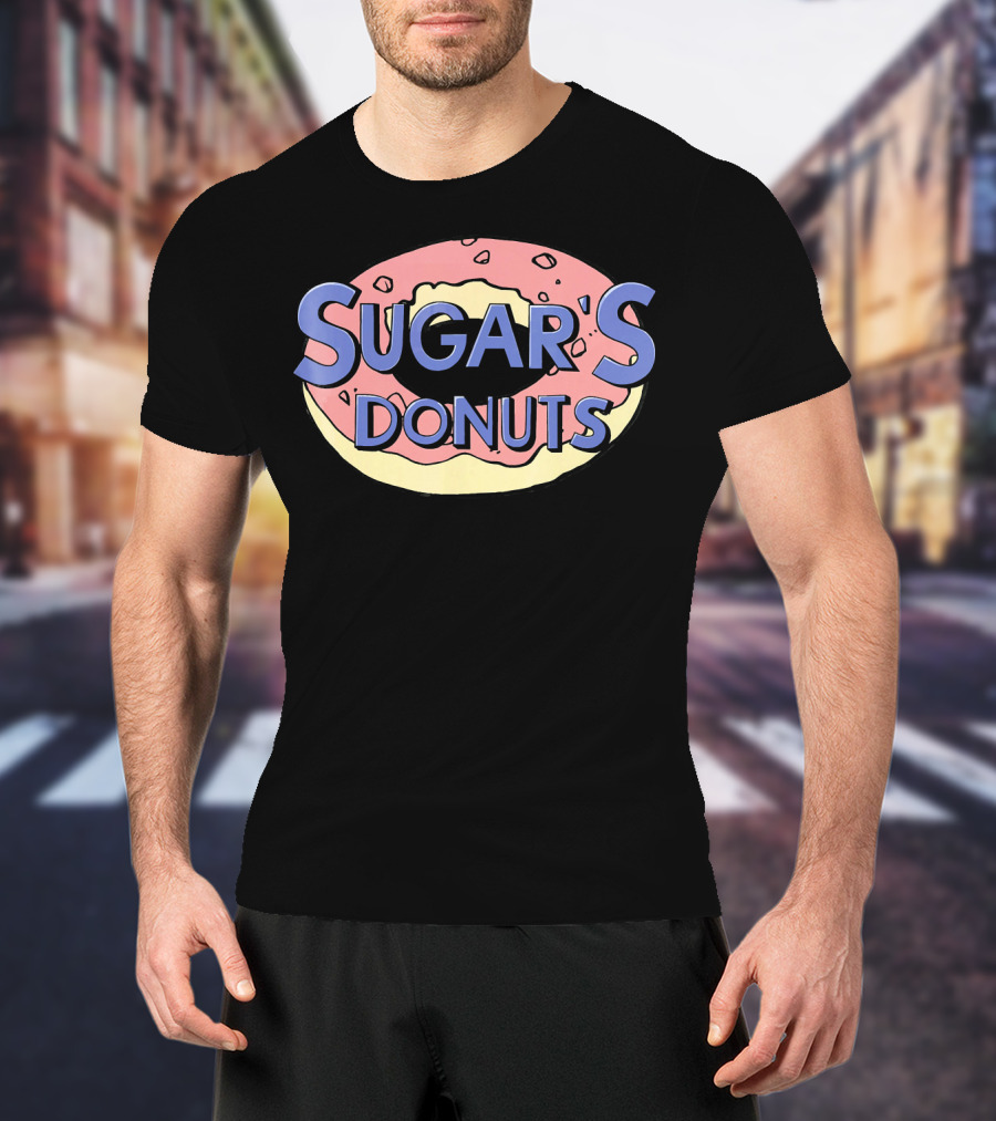 Marvel Captain Marvel Sugar's Donuts Grap Donut T-Shirt