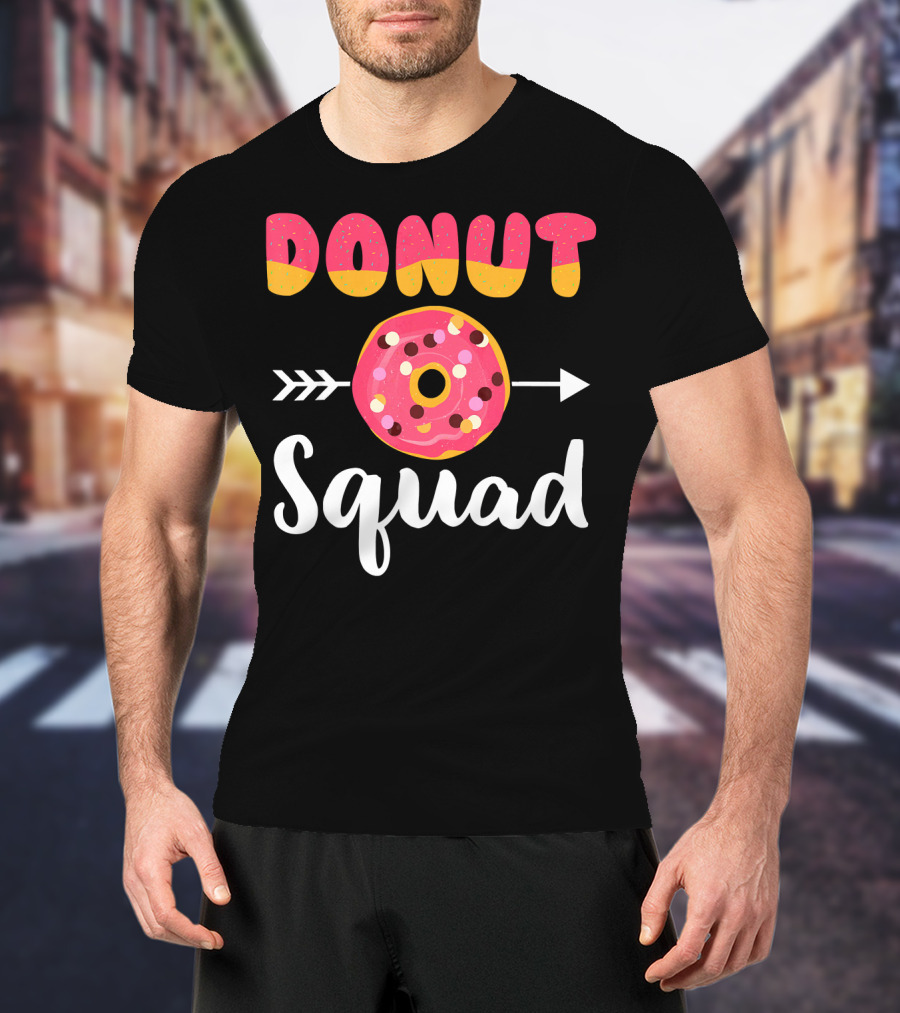 Donut Squad Funny Donut Lover Party T-Shirt