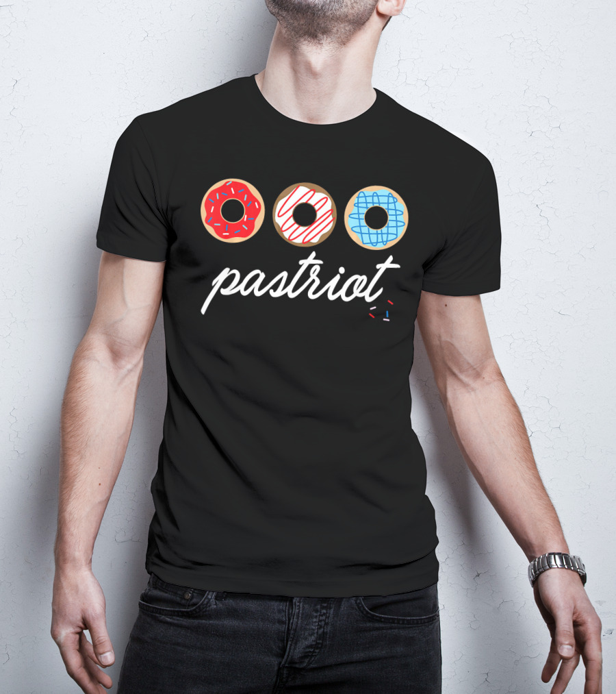 USA Pastriot Donuts Red White Blue T-Shirt