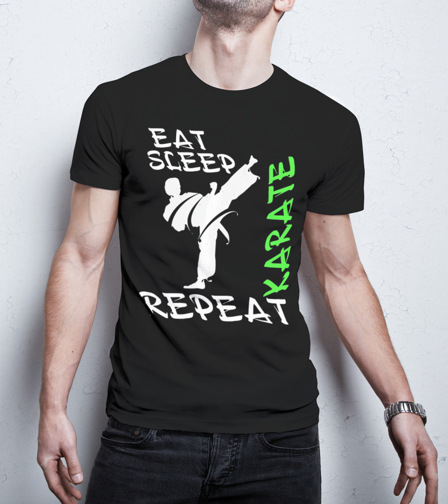 Eat Sleep Karate Repeat T-Shirt