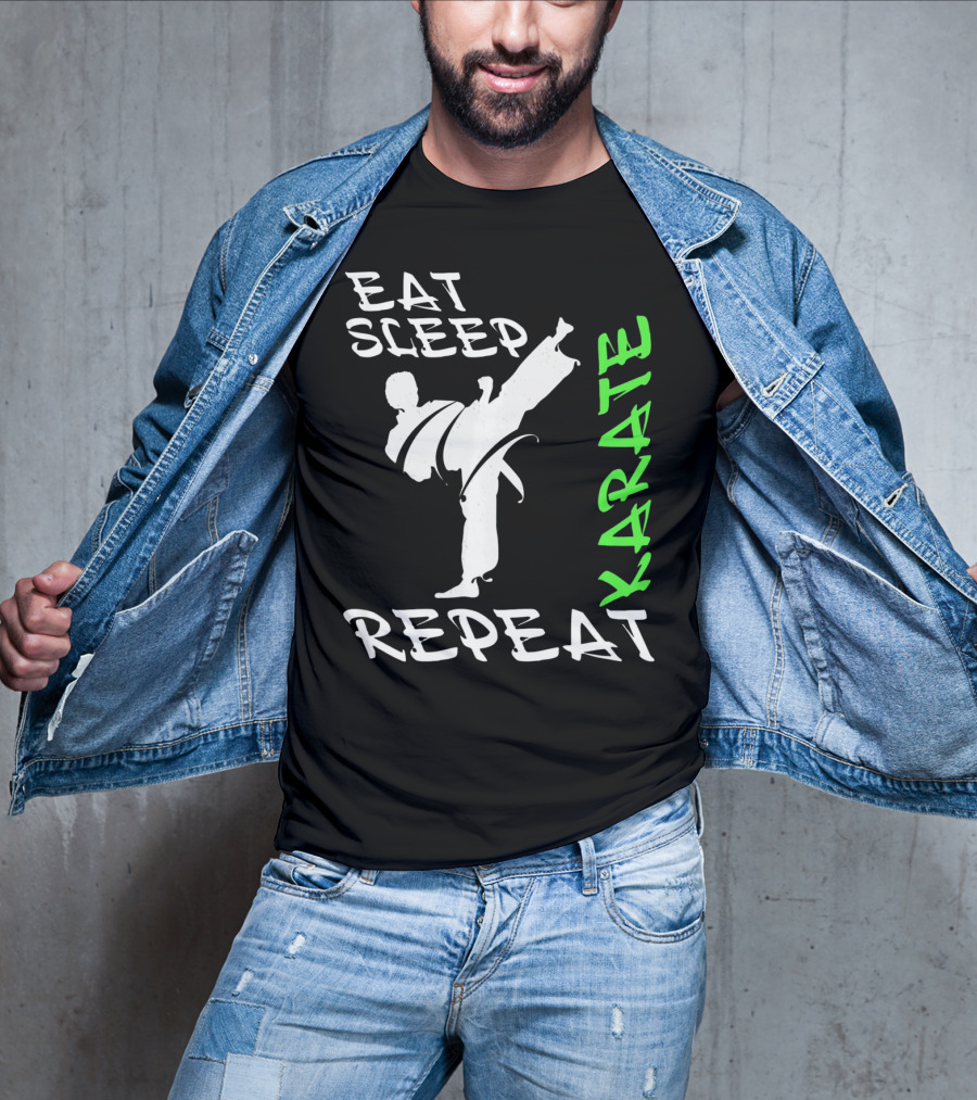 Eat Sleep Karate Repeat T-Shirt