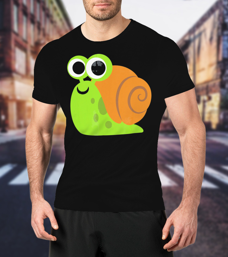Cute Snail Emoji Lovers Shell T-Shirt