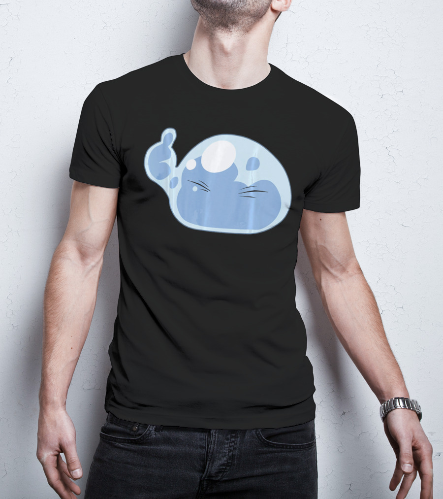 Thumbs Up Emoji Slime Anime Face T-Shirt