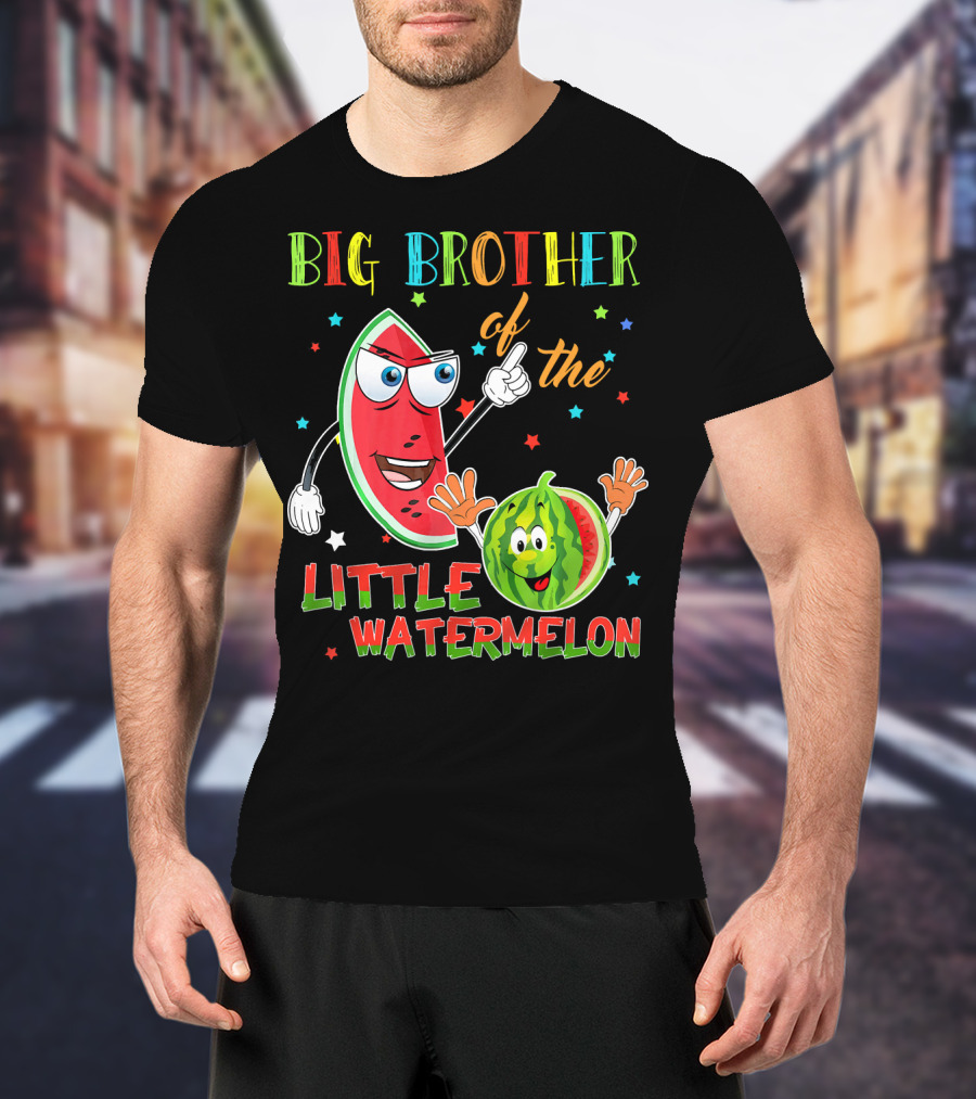 Big Brother Of The Little Watermelon Birthday T-Shirt
