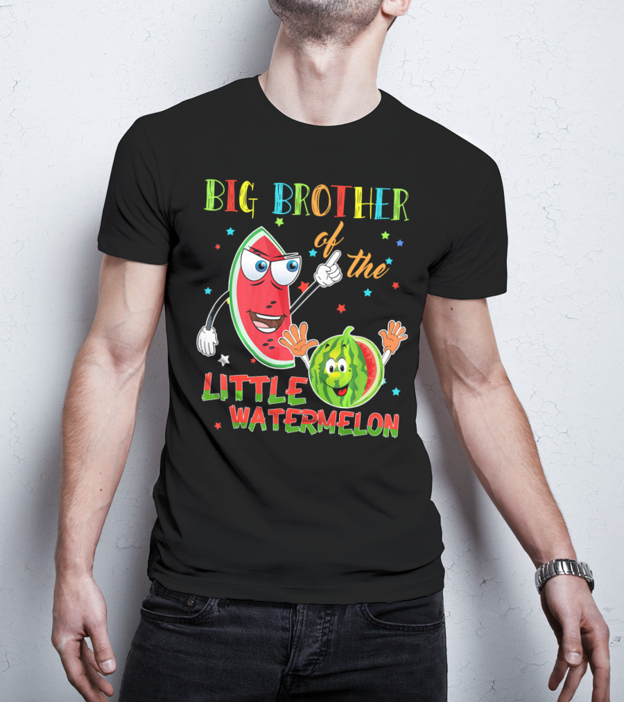 Big Brother Of The Little Watermelon Birthday T-Shirt