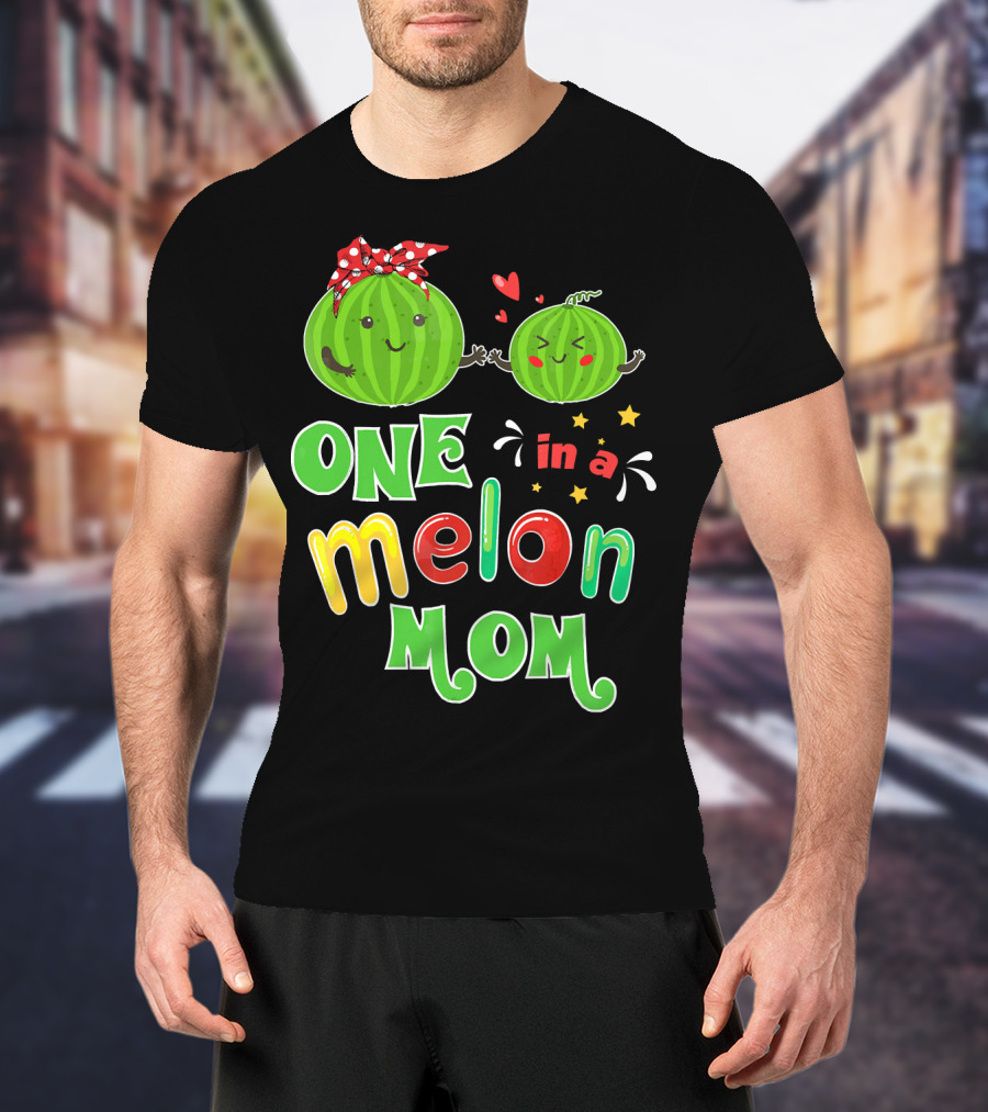 One In A Melon Mom Summer Tropical T-Shirt