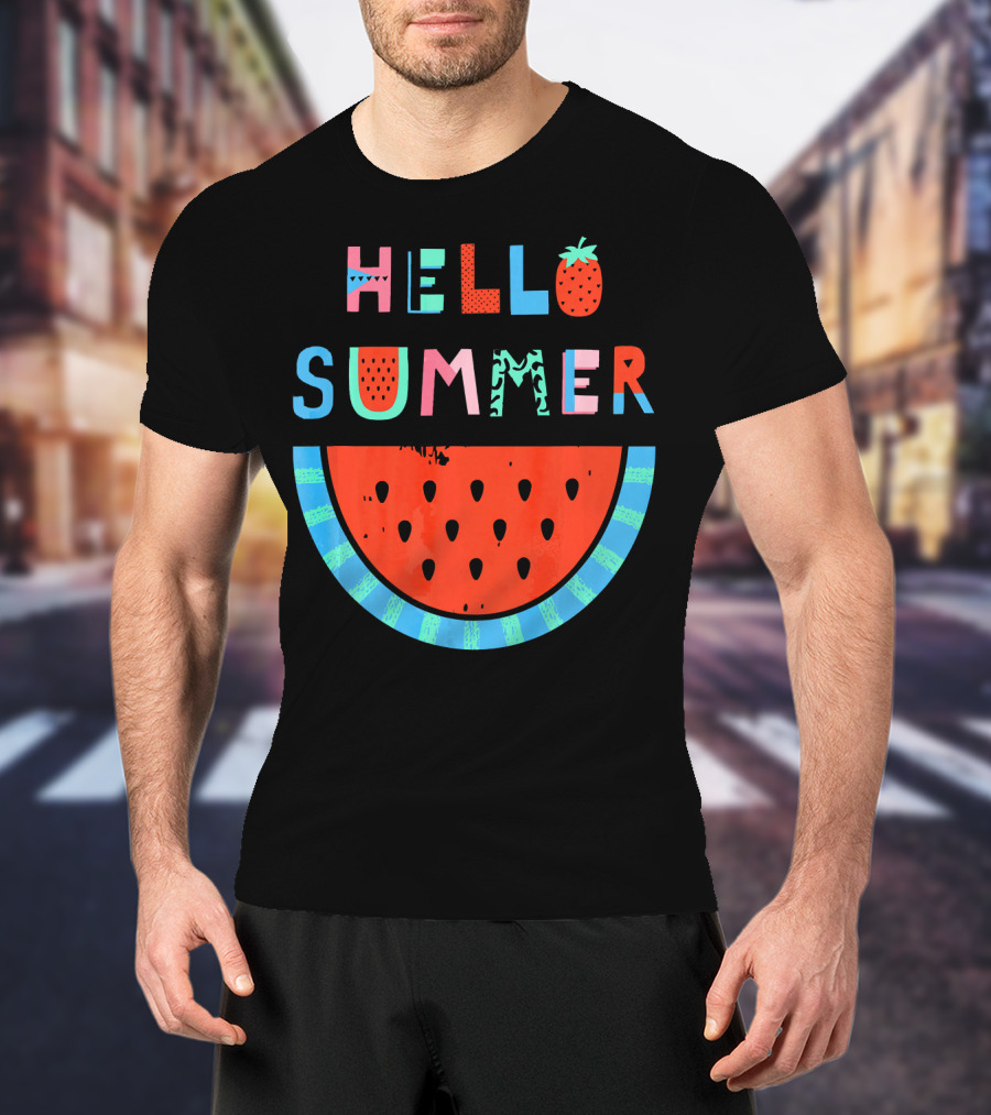 Hello Summer Fun Watermelon T-Shirt