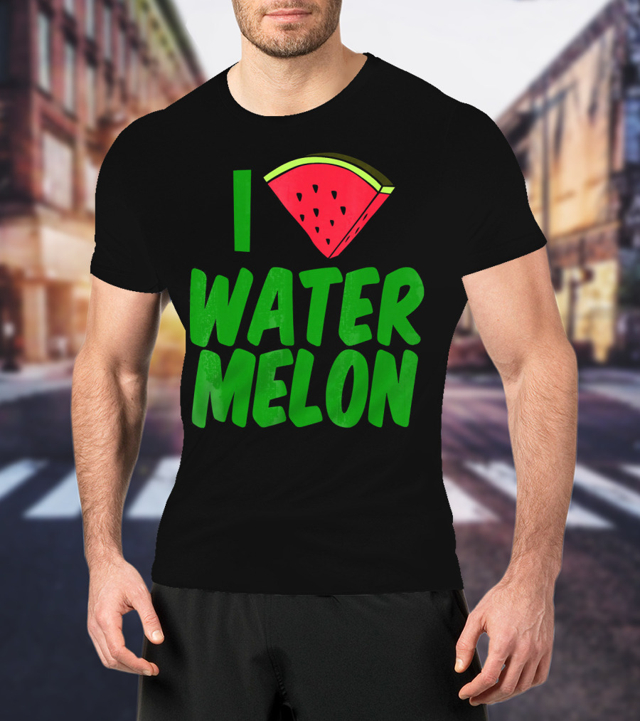 I Love Watermelon Slice Top T-Shirt