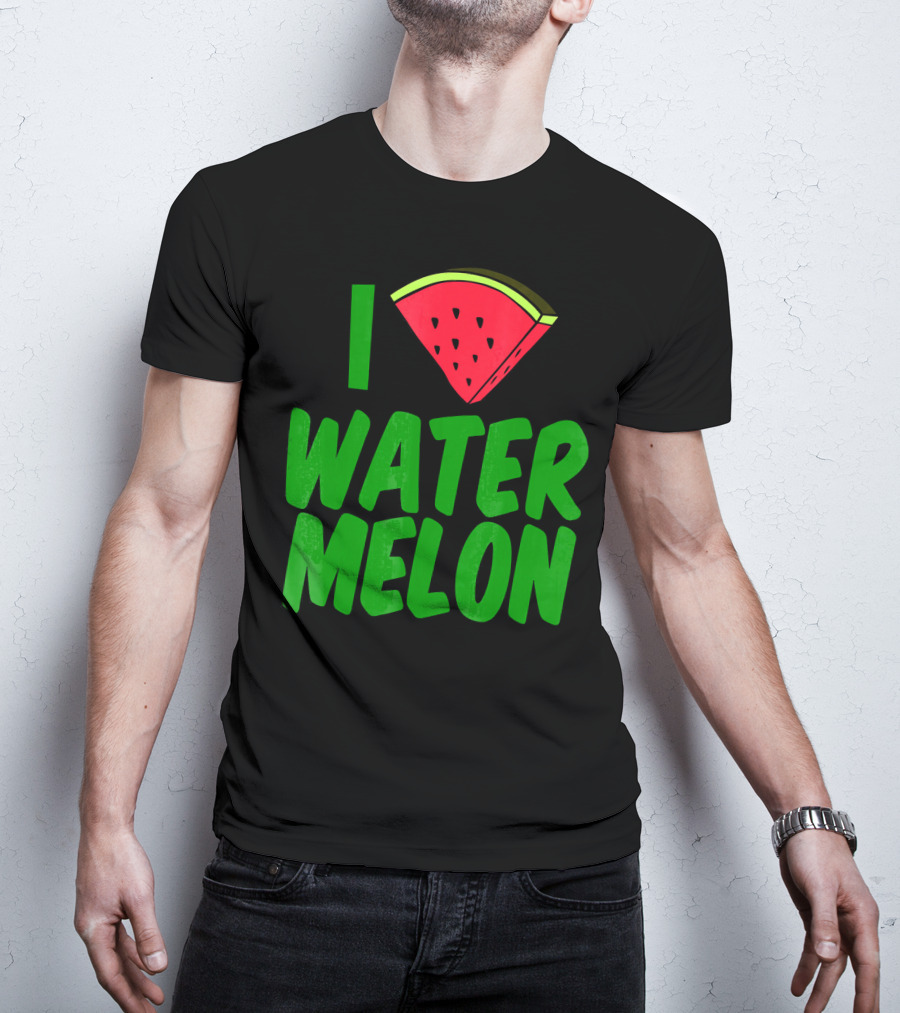 I Love Watermelon Slice Top T-Shirt