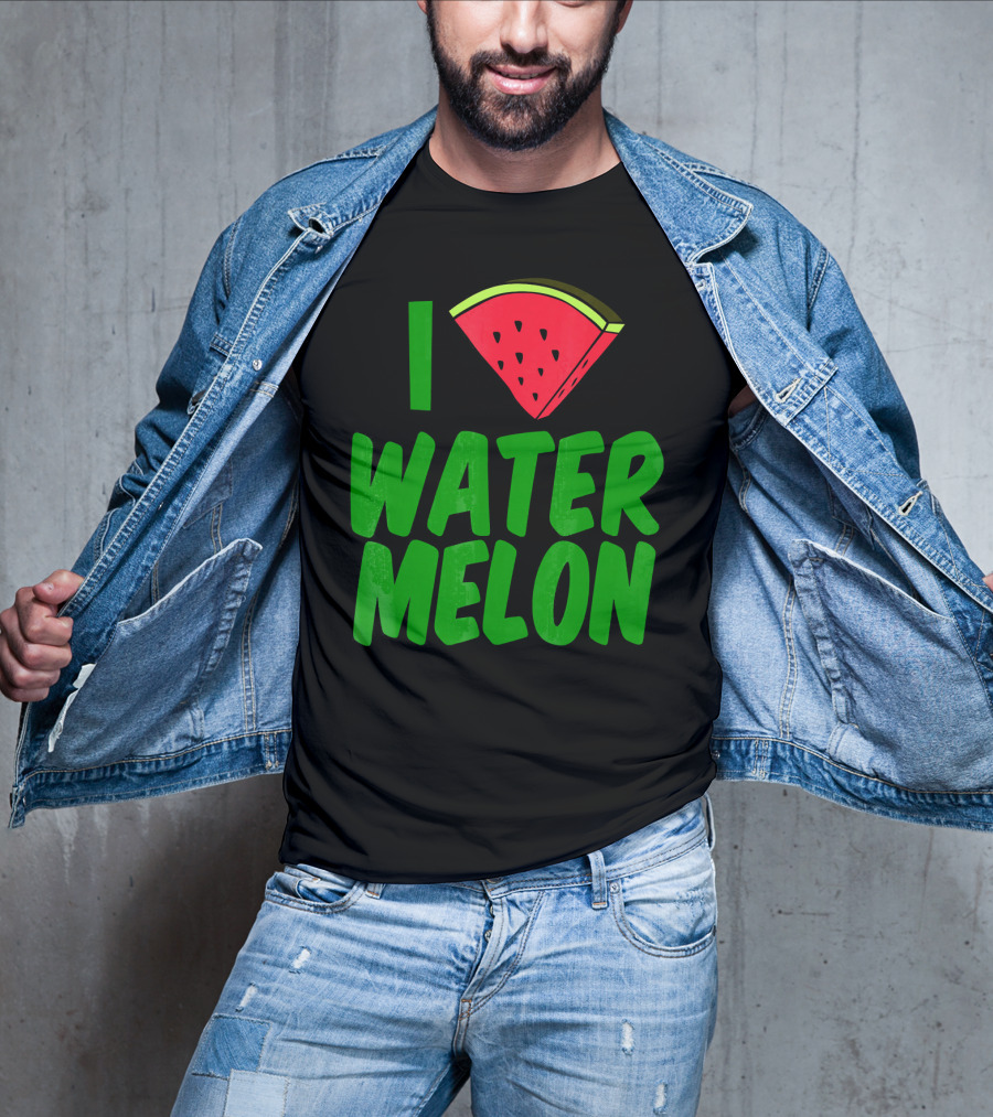 I Love Watermelon Slice Top T-Shirt