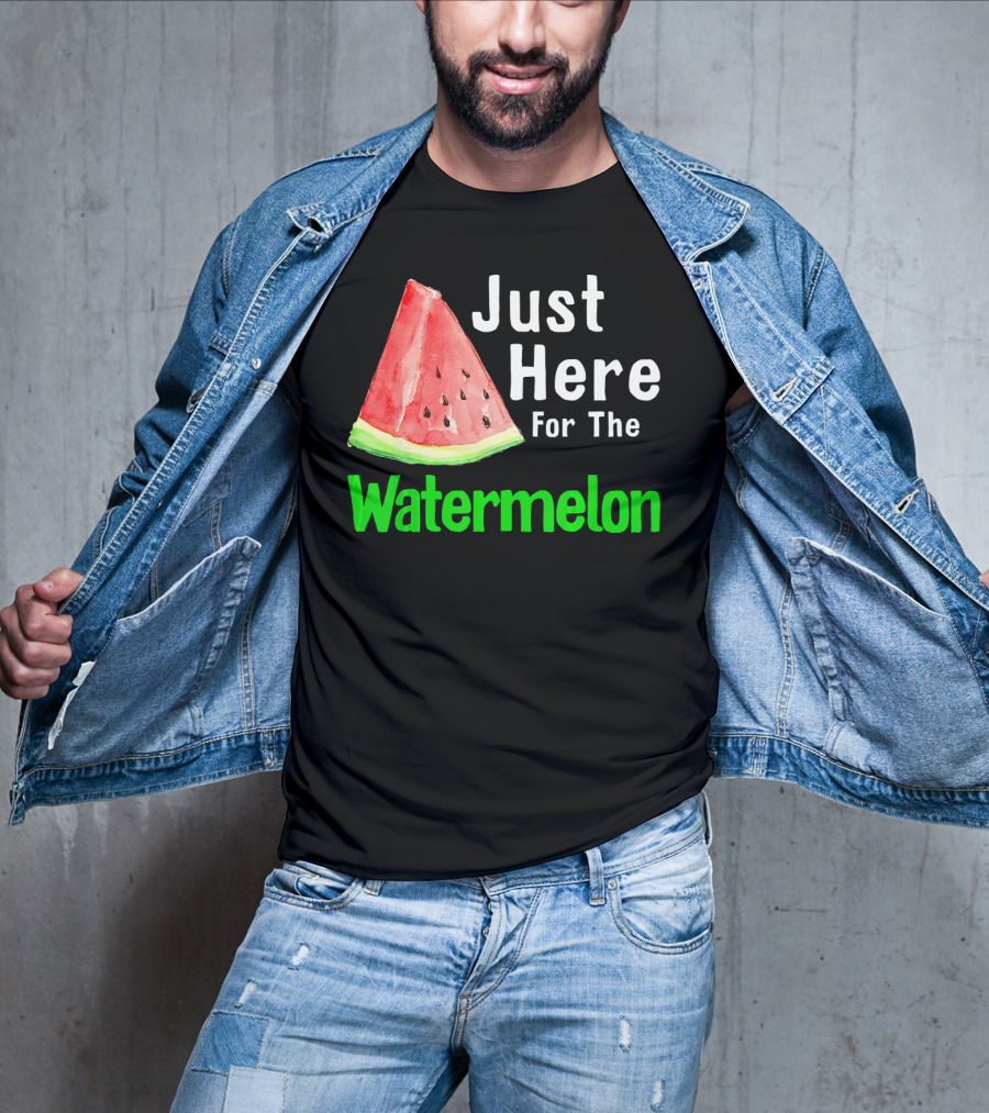 Just Here For The Watermelon Slice T-Shirt