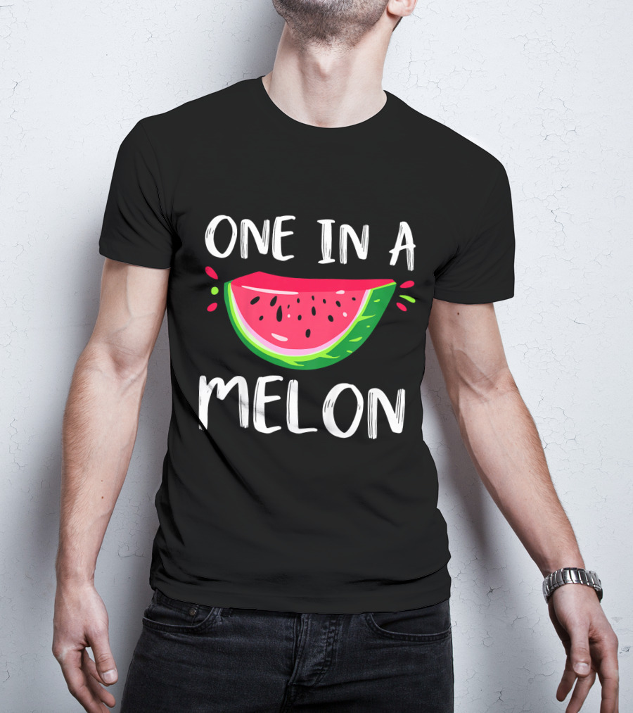 One In A Melon Kids Cute Watermelon Back To School T-Shirt
