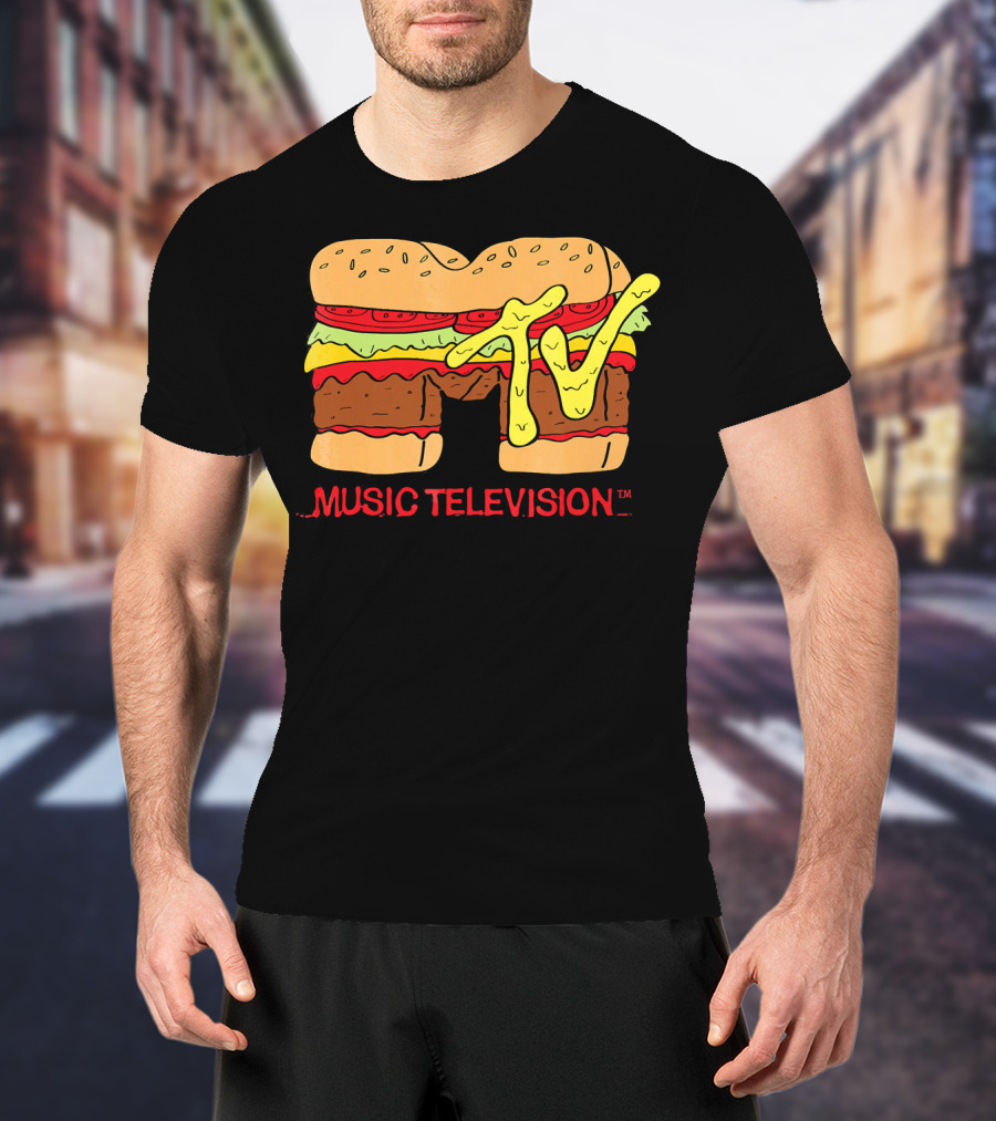 MTV Music Television Hamburger T-Shirt