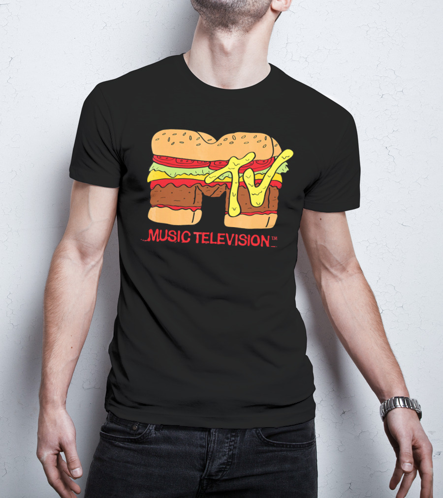 MTV Music Television Hamburger T-Shirt