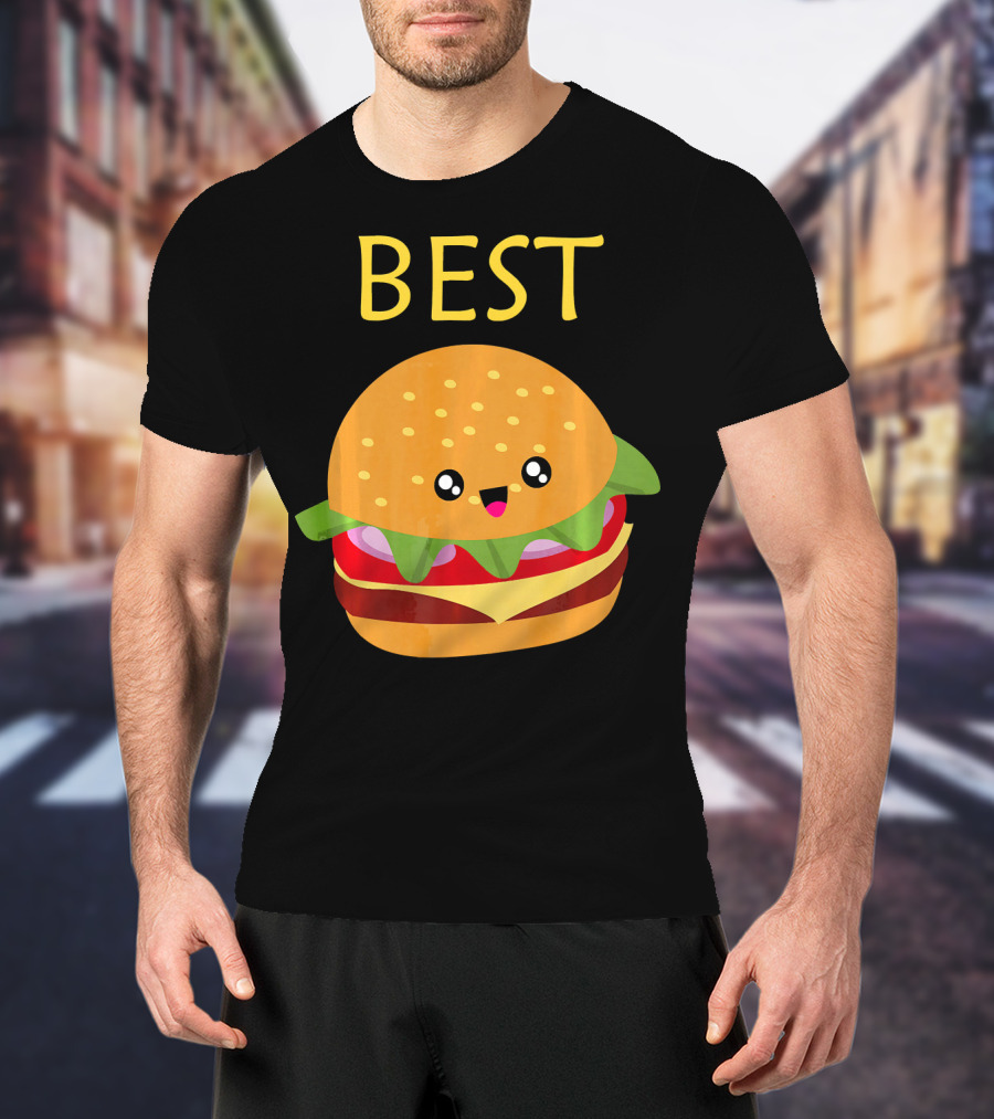 BEST Matching Set Burger And Fries T-Shirt