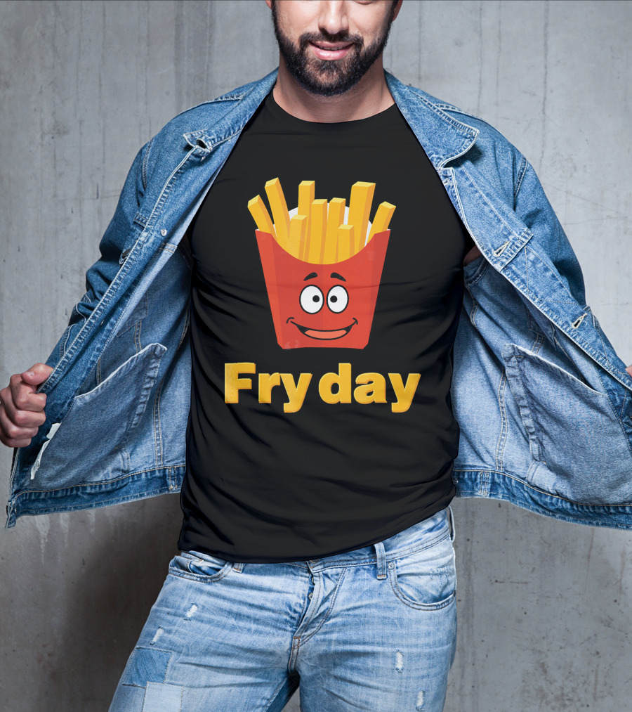 Fry Day Funny Fries Fry Day Burger Frid T-Shirt