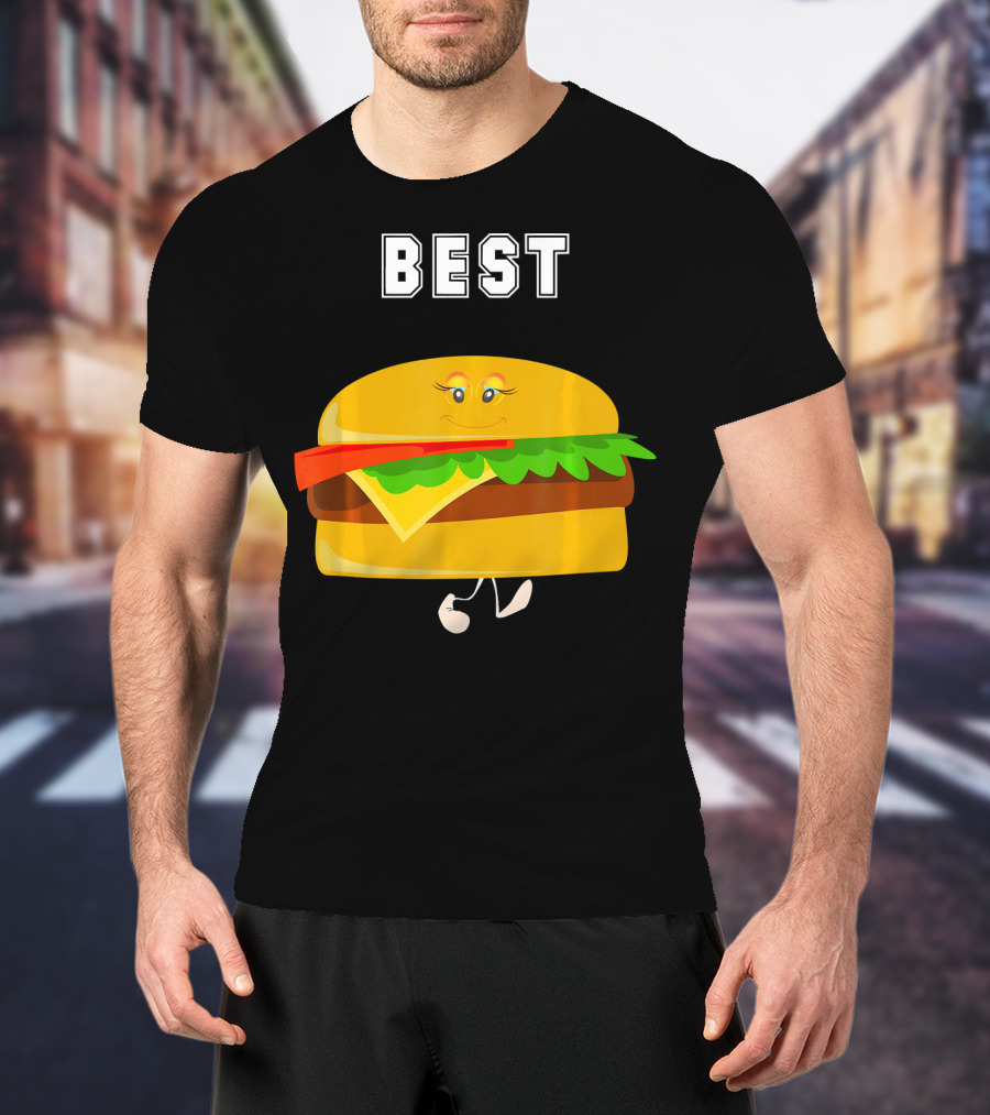 BEST Friends Matching Burger BFF T-Shirt