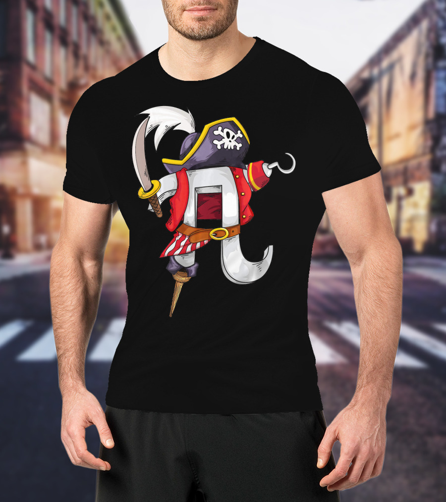 Pi Pirate Costume Cool Math Lovers T-Shirt