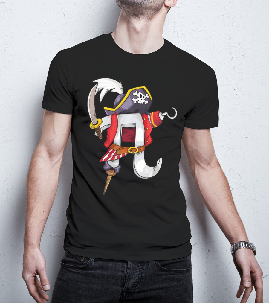 Pi Pirate Costume Cool Math Lovers T-Shirt