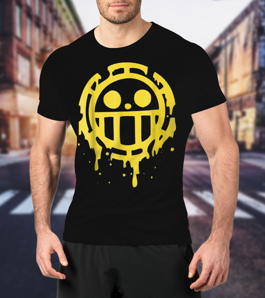 Heart Pirates Trafalgar D. Law Jolly Roger One Piece Crew T-Shirt