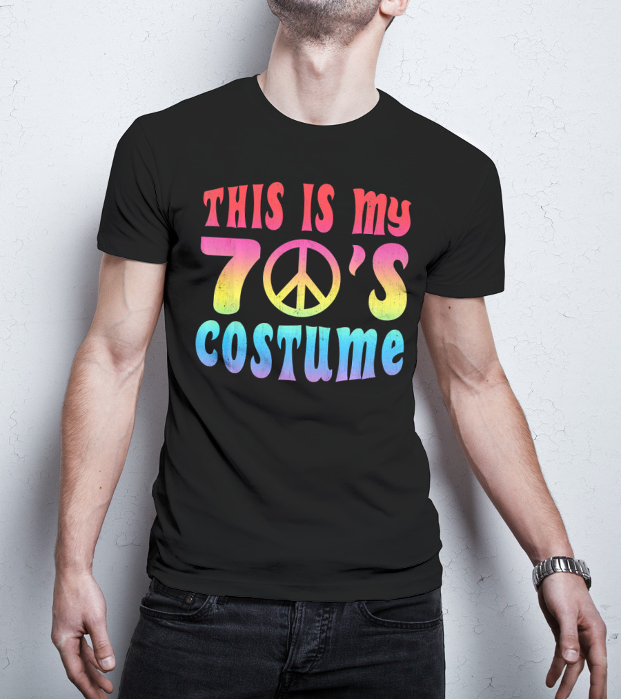 This Is My 70's Peace Sign Costume T-Shirt