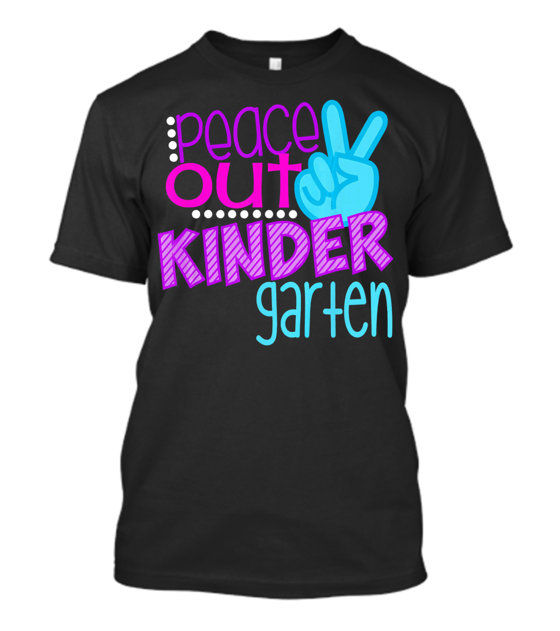 Peace Out Kindergarten First Day Of School T-Shirt