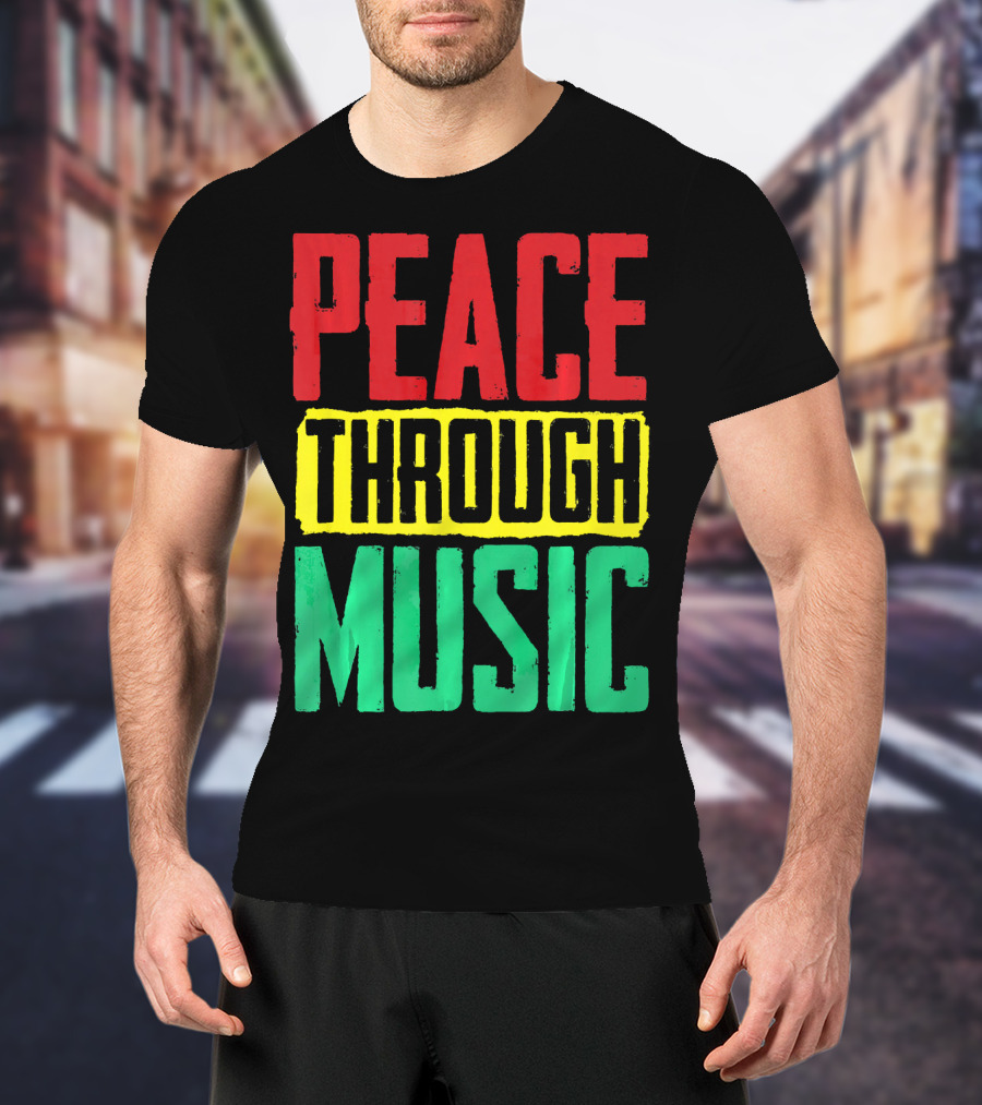 Peace Through Music Reggae Concert T-Shirt