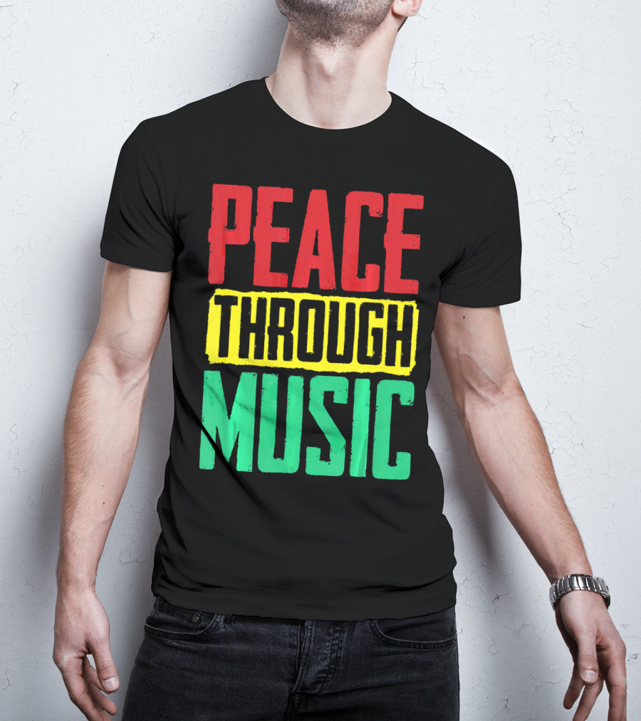 Peace Through Music Reggae Concert T-Shirt