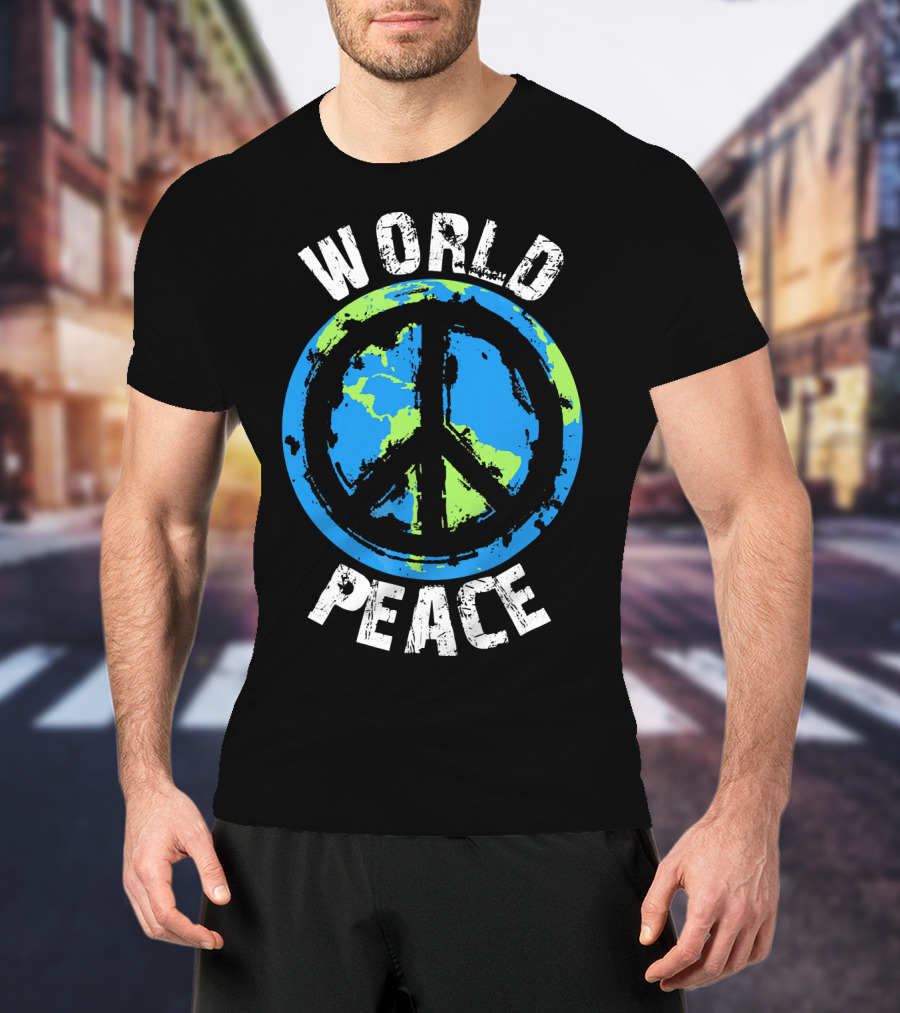 World Peace Global Peace Earth T-Shirt