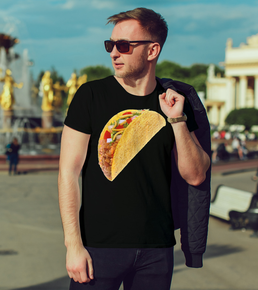 Taco Costume Mexican Food Hard Shell Taco T-Shirt