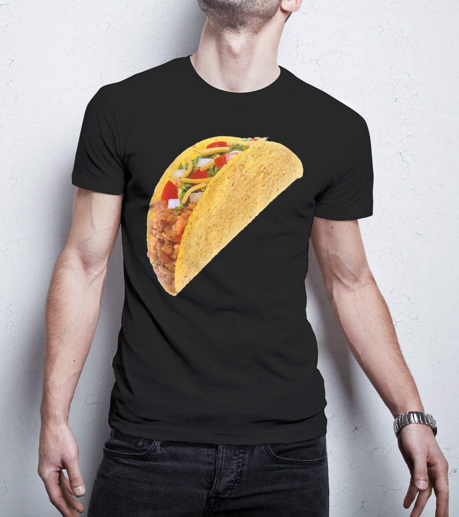 Taco Costume Mexican Food Hard Shell Taco T-Shirt