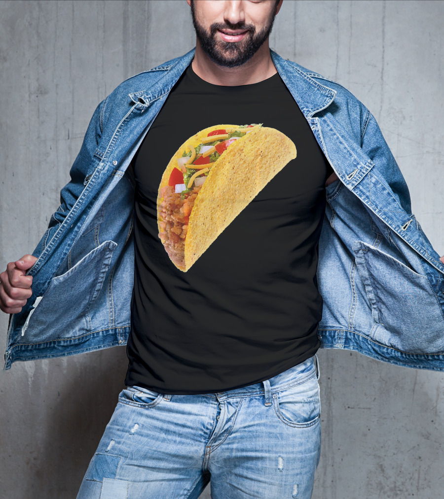 Taco Costume Mexican Food Hard Shell Taco T-Shirt