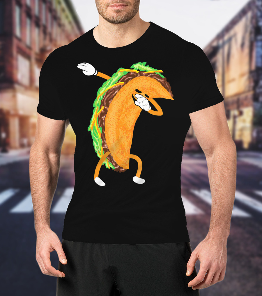 Dabbing Taco Cute Taco Cinco De Mayo Fun T-Shirt