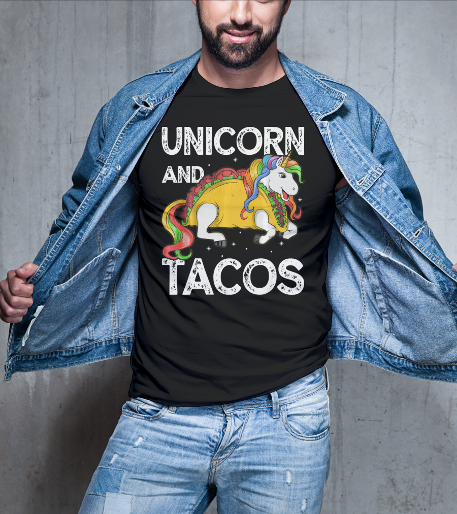 Unicorn And Tacos Rainbow Taco Squad T-Shirt