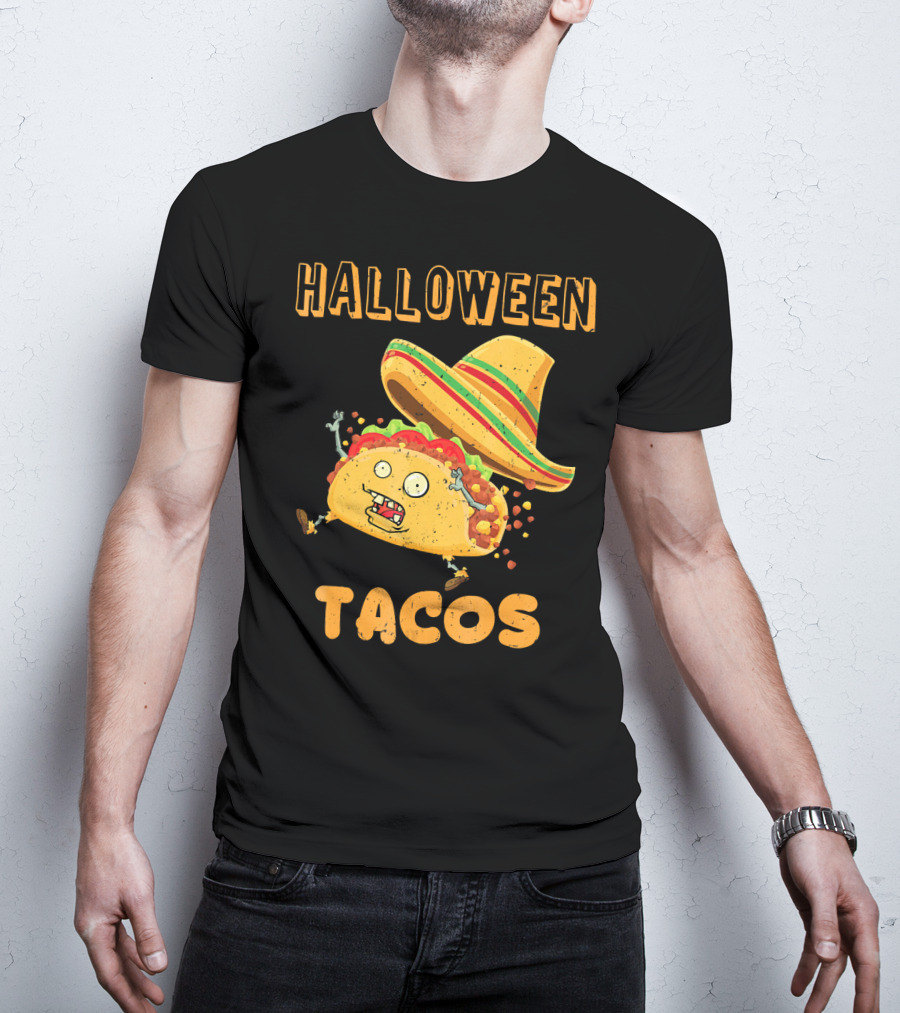 Halloween Tacos Zombie Costume T-Shirt
