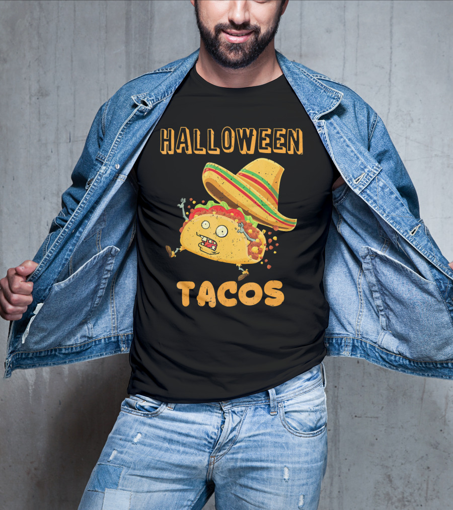 Halloween Tacos Zombie Costume T-Shirt