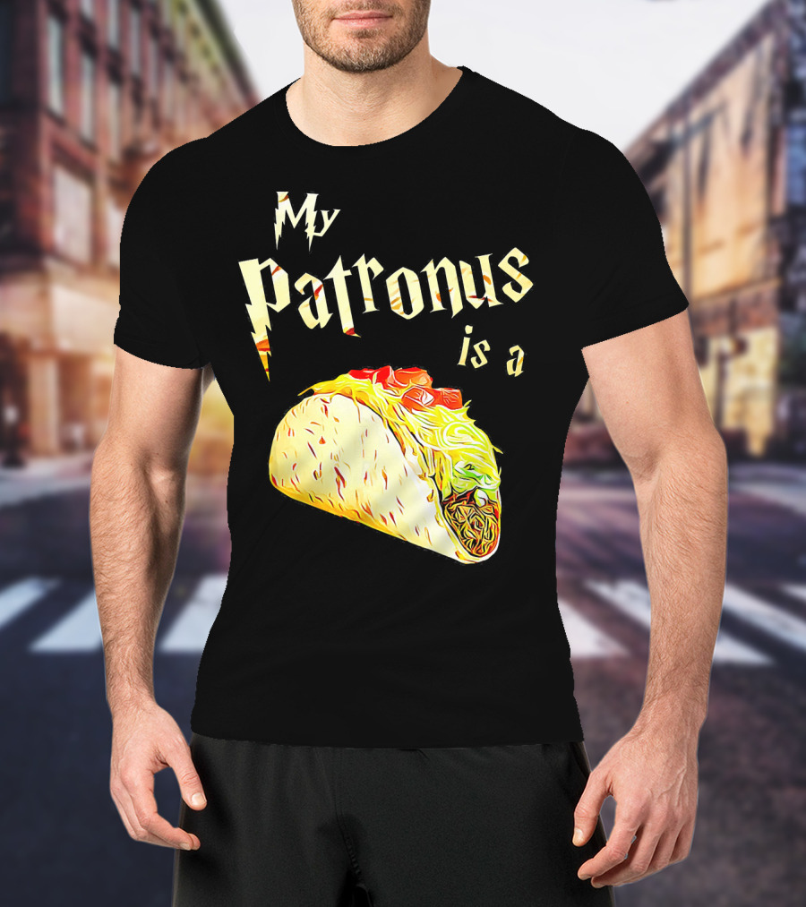 My Patronus Is A Taco Wizard Warlock Foo T-Shirt