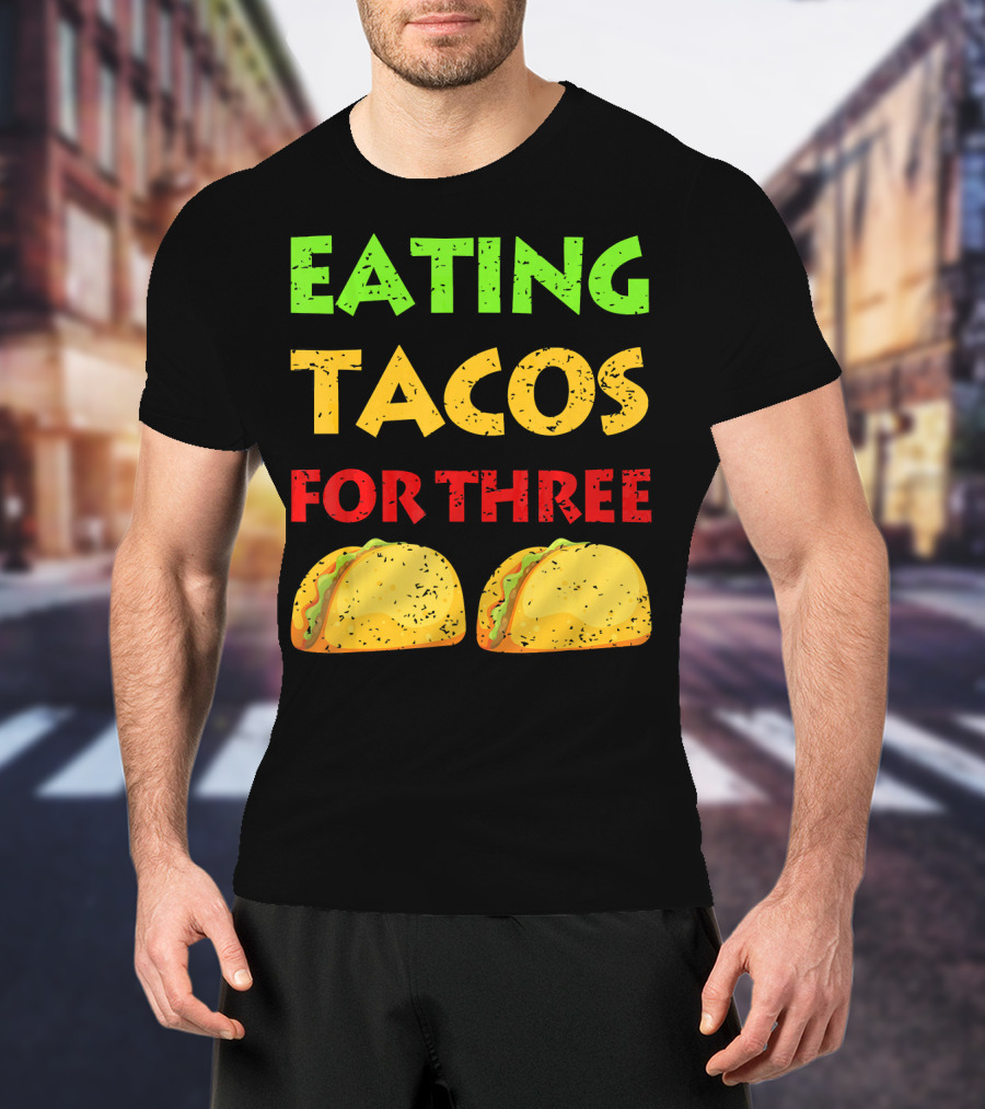 Moms Of Twins Eating Tacos For Three Mexi T-Shirt