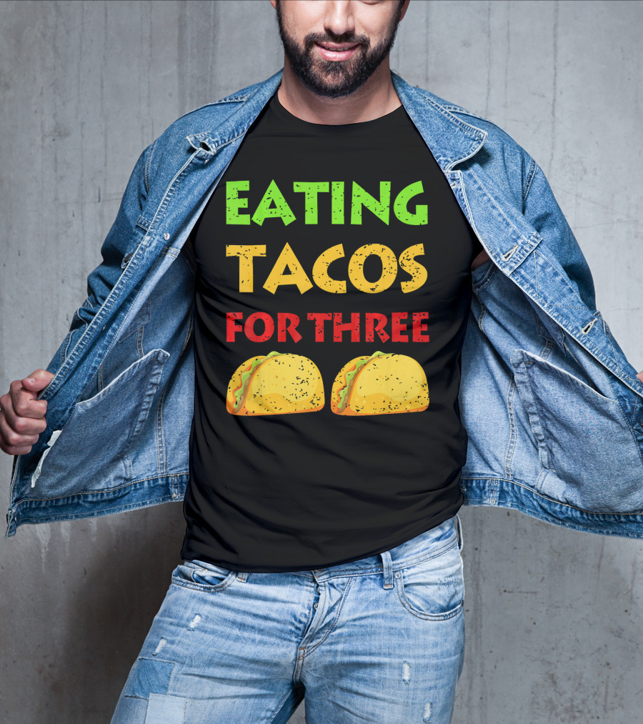 Moms Of Twins Eating Tacos For Three Mexi T-Shirt